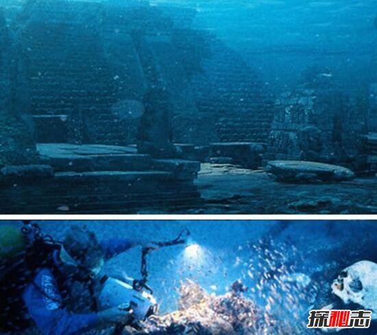 古巴沉落的海底古城被大海吞噬亚特兰蒂斯民族魔鬼海域
